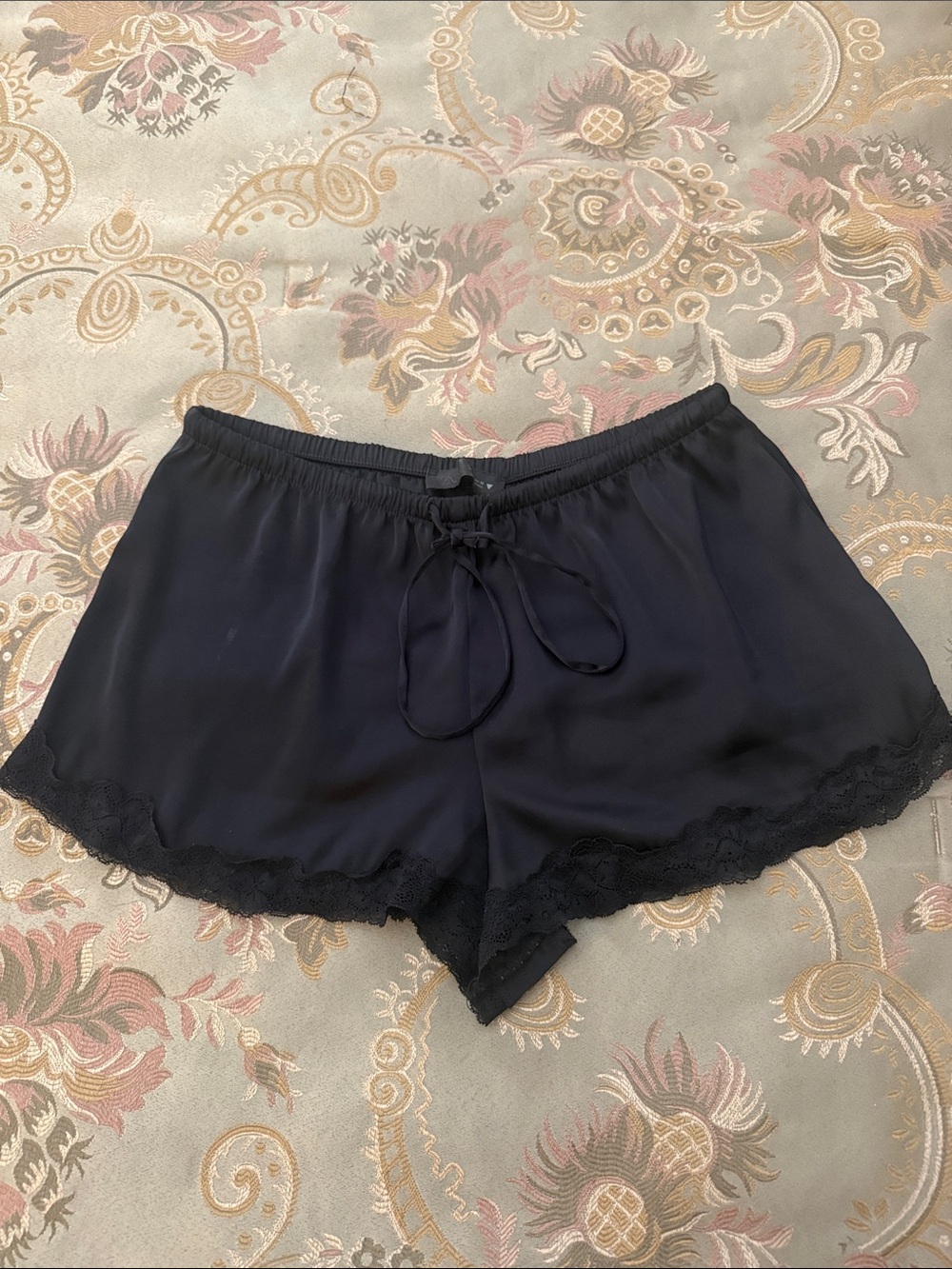 Zara Black Lace Trim Shorts sold out in stores